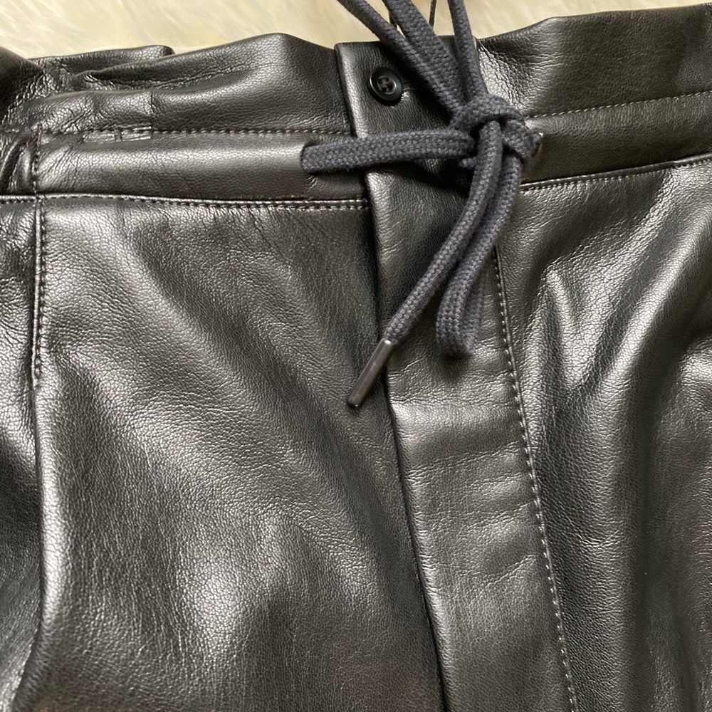 Alice + Olivia Liliana Vegan Leather Paper Bag Pants, XL - Picture 8 of 15